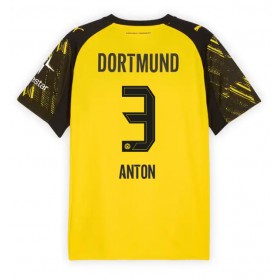 Pánské fotbalový oblečení Borussia Dortmund Waldemar Anton #3 Domácí košile 2025-26 Krátkým Rukávem